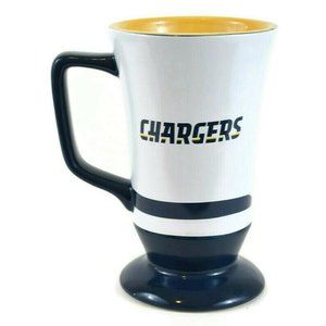 San Diego Chargers NFL Lightning Bolt 14 Oz Coffee Mug Cup Blue 6.5" Tall